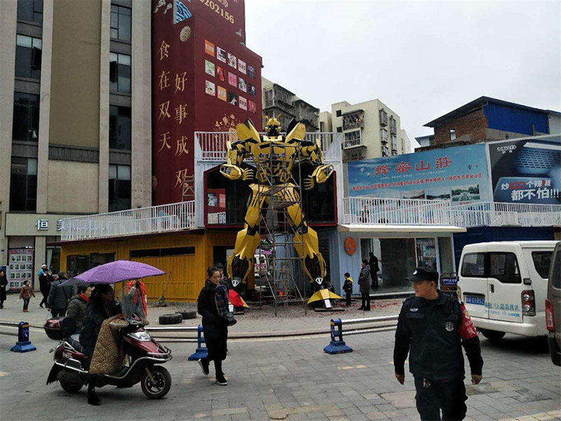變形金剛模型案例 