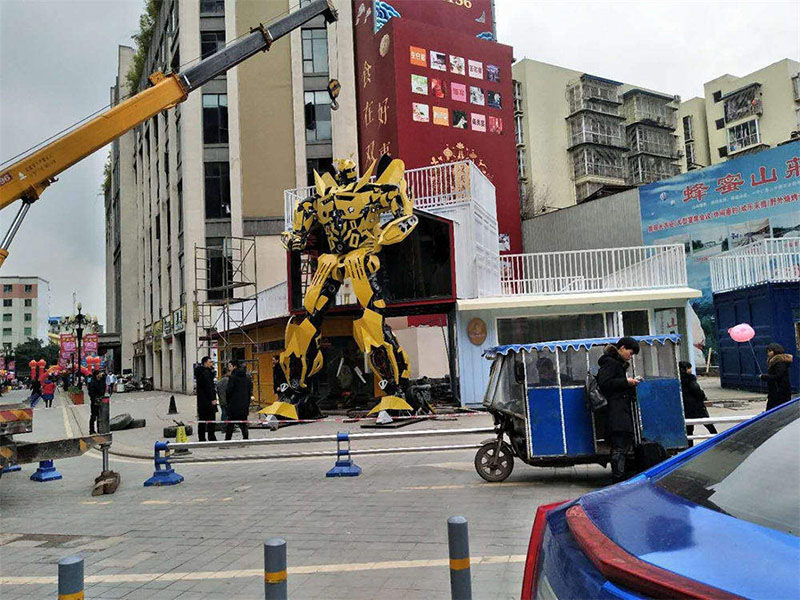 變形金剛模型案例 